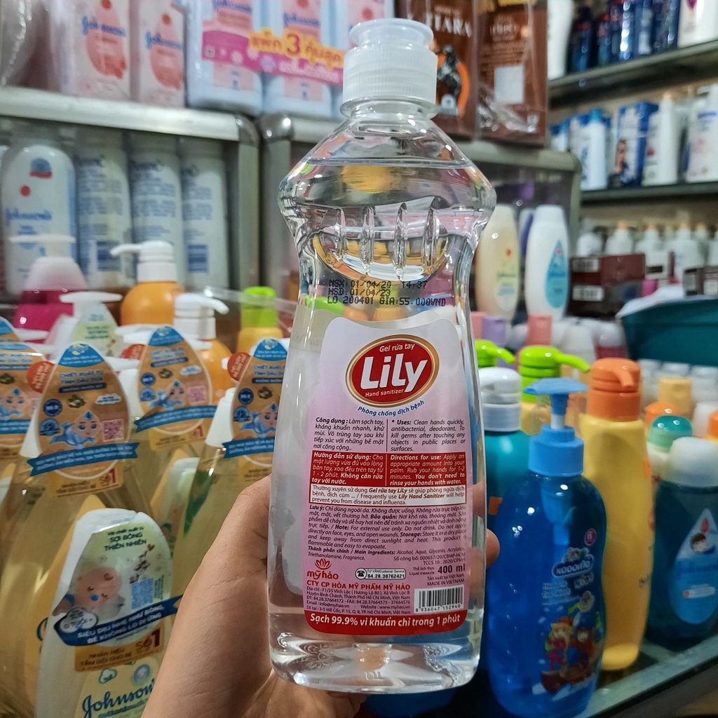 Gel rửa tay khô Lily 400ml