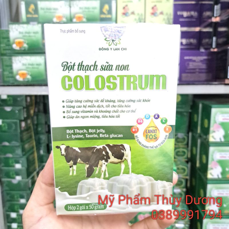Bột Thạch Sữa Non Colostrum _ Thạch Dinh Dưỡng bổ sung Canxi và Vitamin