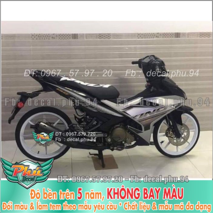 Tem rời Exciter 150 King xám bạc (X) -1
