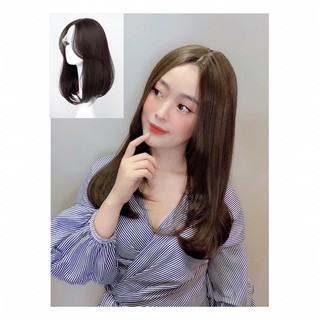[ẢNH THẬT] Tóc giả nữ siêu da đầu (tóc bộ Lace nguyên đầu cúp lỡ mái bay)