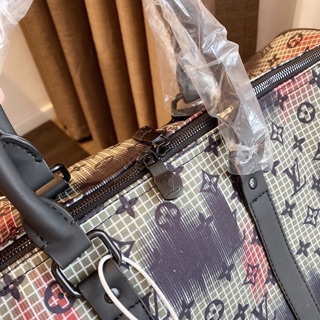 Túi du lịch lv in hoa