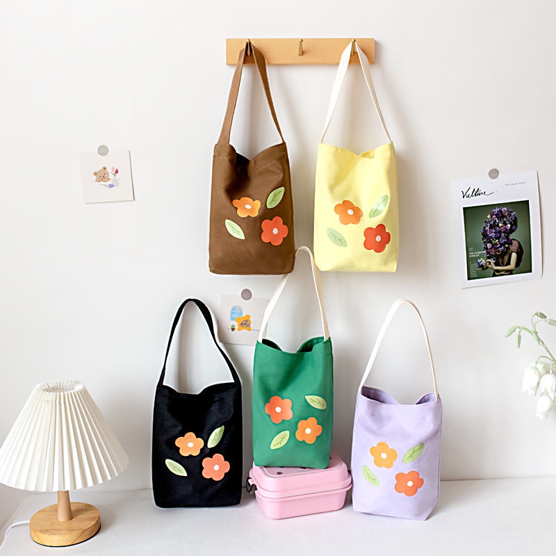 Mới Túi Vải Canvas Đựng Điện Thoại Tiện Dụng Cho Nữ