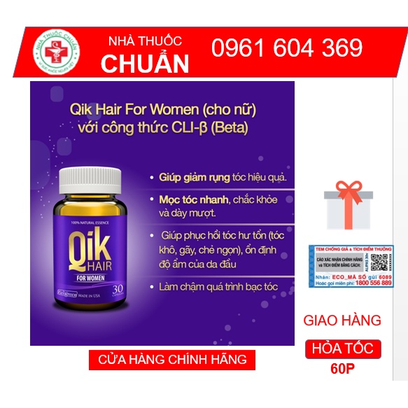 QIK HAIR kích thích mọc tóc