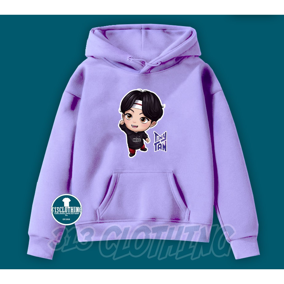 Áo khoác Hoodie in tên các thành viên nhóm BTS cho bé