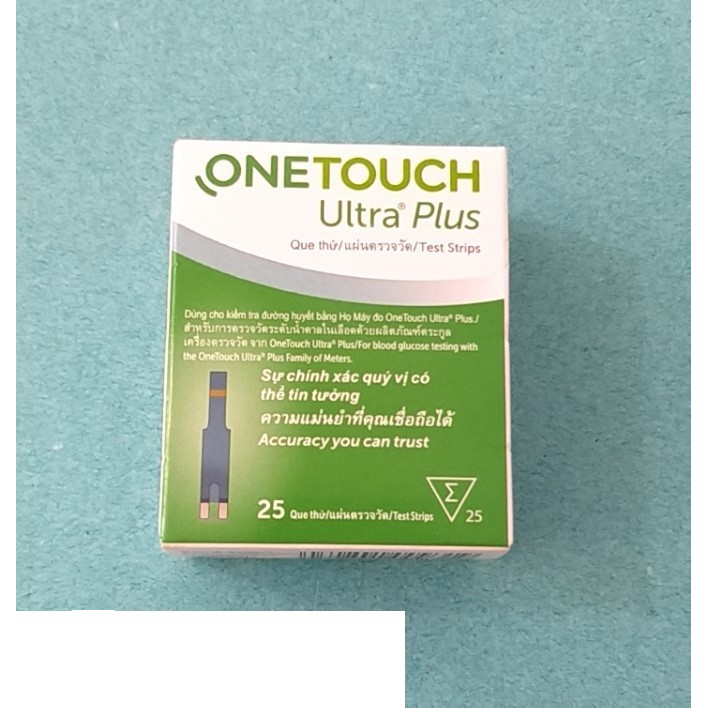 Que thử đường huyết Onetouch Ultra Plus Flex lọ 25 que