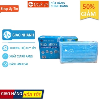✅ Khẩu Trang Y Tế: 4 Lớp Xanh/Than (Hộp 50 cái) - DCYK0342