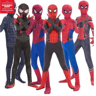 Quần Áo Hóa Trang Trẻ Em Người nhện Spiderman các phiên bản