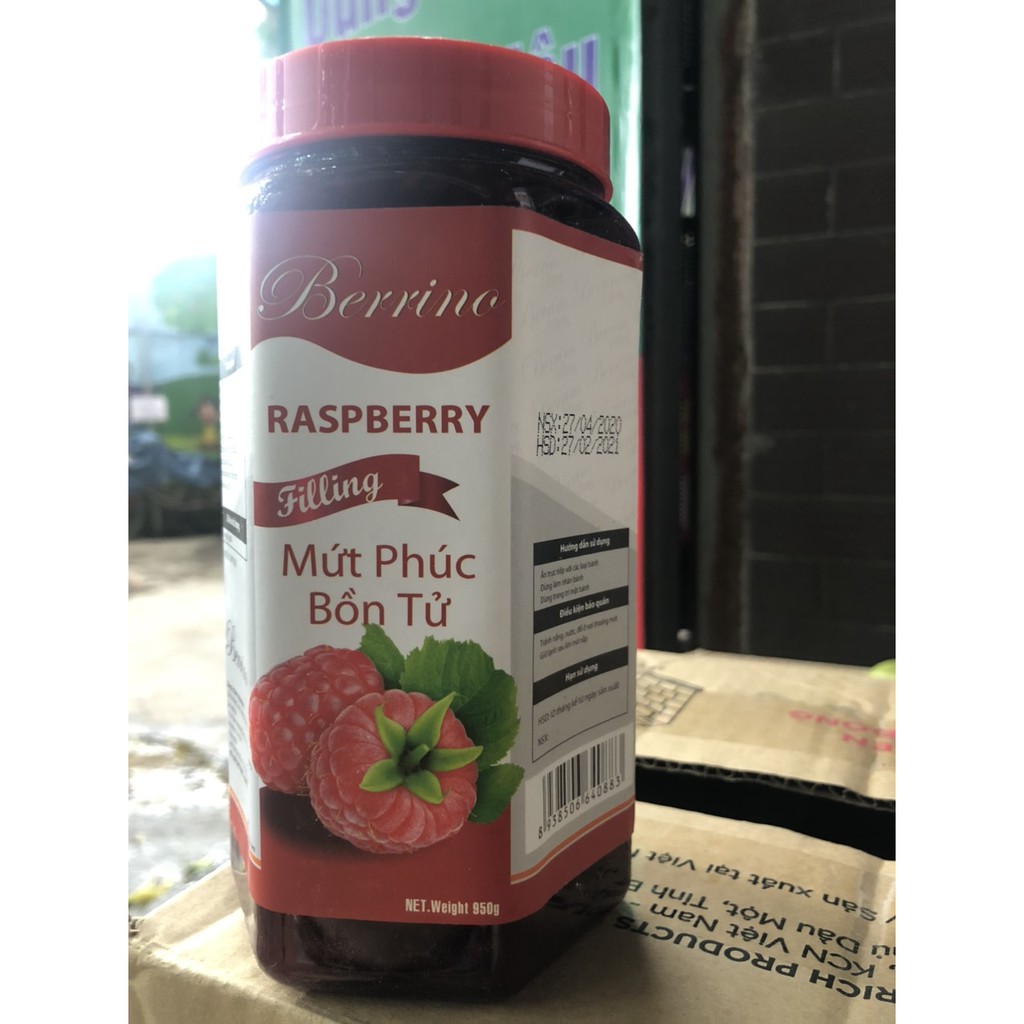 Mứt Trái cây Vị Phúc Bồn Tử Hộp 950g