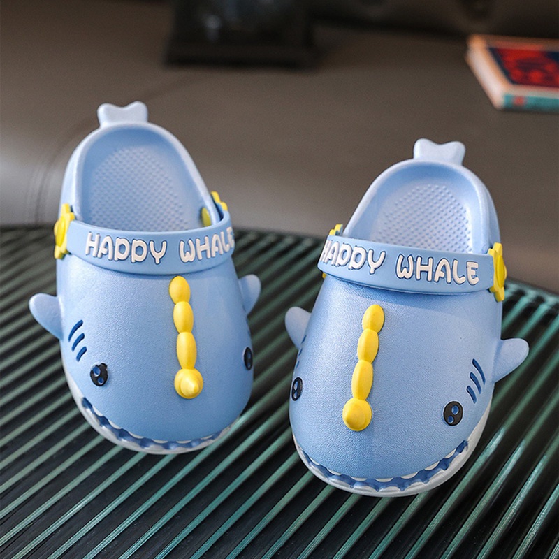 Dép sục cá mập baby shark, dép cho bé trai bé gái 1-5 tuổi siêu nhẹ chống trơn trượt chính hãng