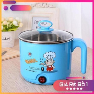 Nồi ca nấu mì nhỏ gọn, nấu nhanh, tiện lợi - dụng cụ nhà bếp tiện ích