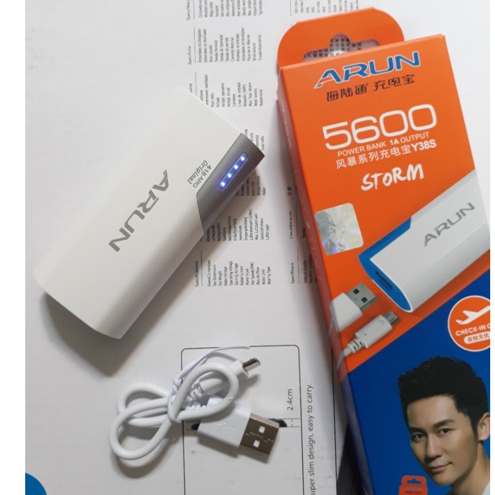 PIN DỰ PHÒNG ARUN 5.600MAH