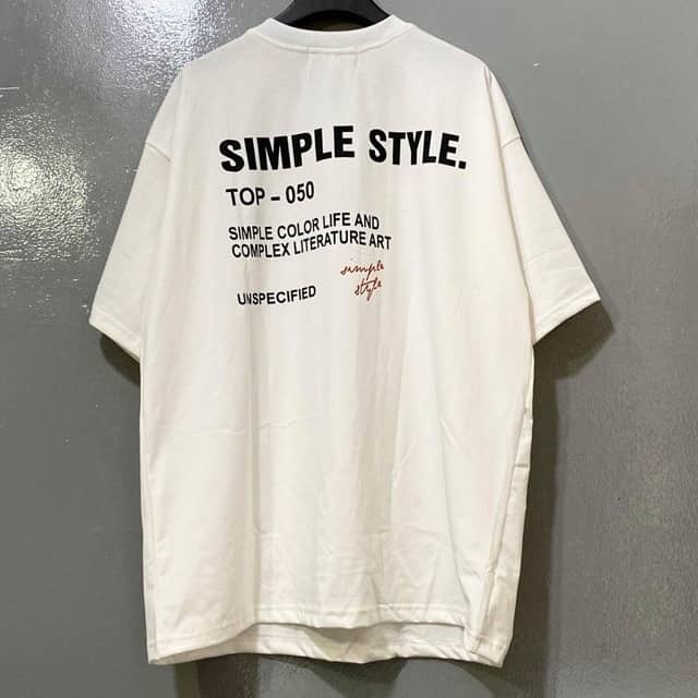 Áo Thun Tay Lỡ SIMPLE STYLE màu ĐEN/TRẮNG /Nam nữ unisex ❤️