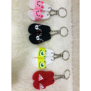 Móc khóa đôi dép mini