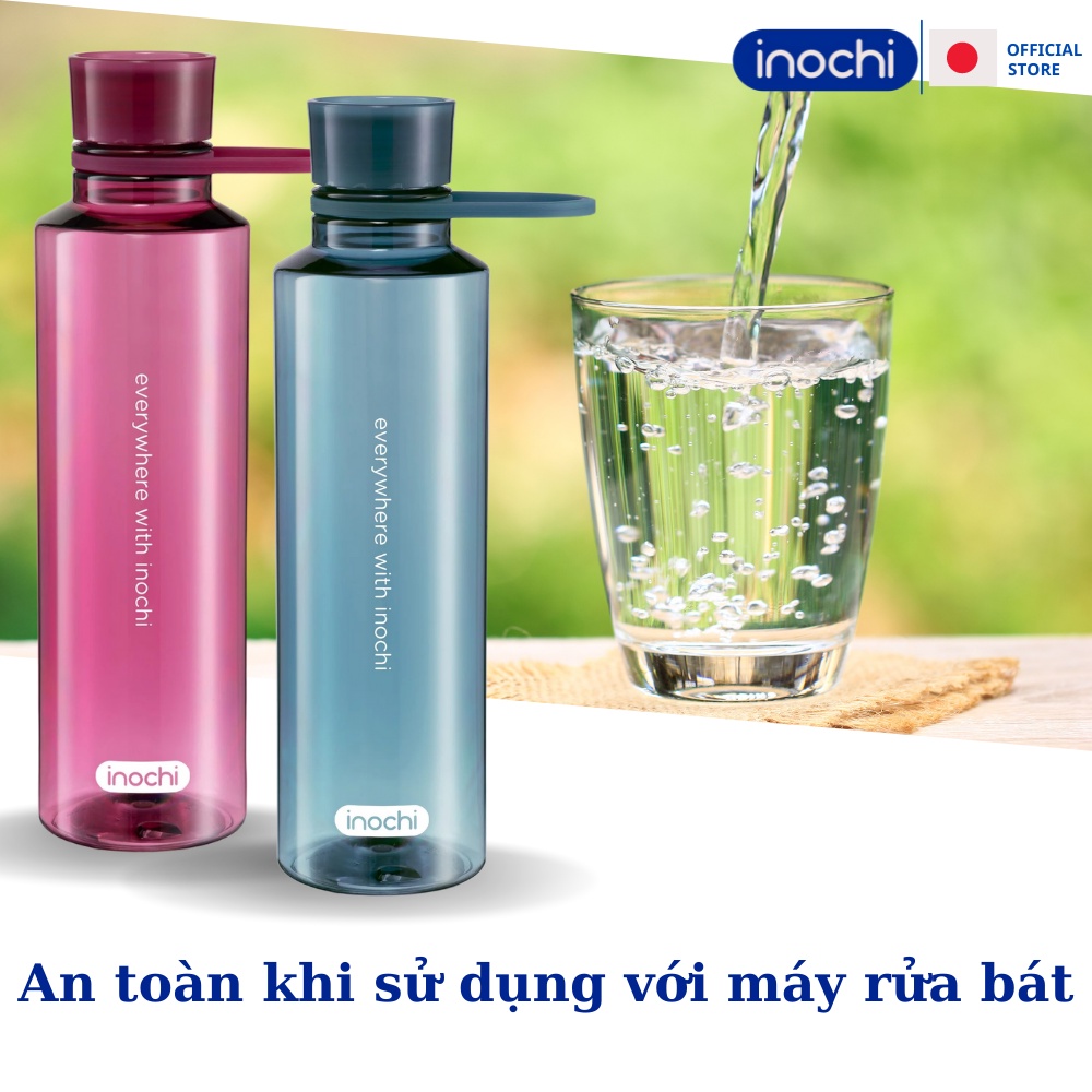 Bình nước Kita Slim 700ml inochi bình đựng nước đi học