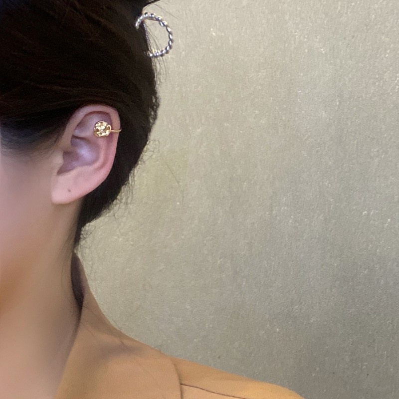 Bông tai hình hoa hồng phong cách retro lãng mạn thời trang F296