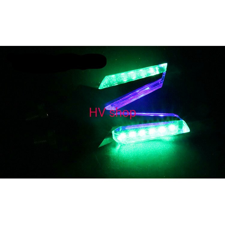 Bộ 2 Đèn Xi Nhan Hv shop Xe Máy 2 mặt