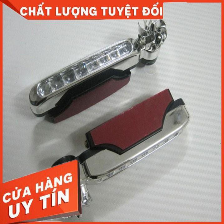 Đèn trang trí ô tô cảm biến gió sử dụng 8 đèn LED có độ sáng cao