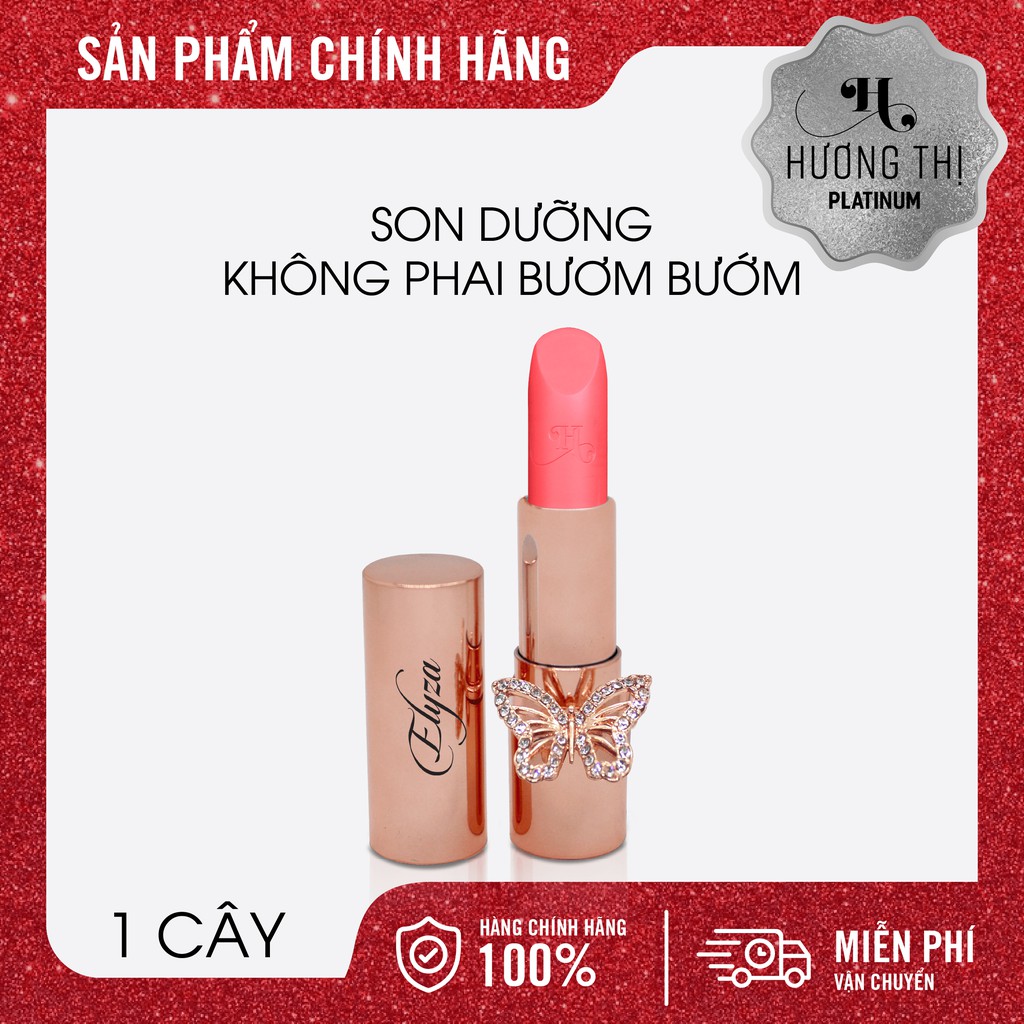 Son Dưỡng Môi Không Phai Elyza Hương Thị Siêu Sang – Phiên Bản Bươm Bướm (Hồng Đáng Yêu) | BigBuy360 - bigbuy360.vn