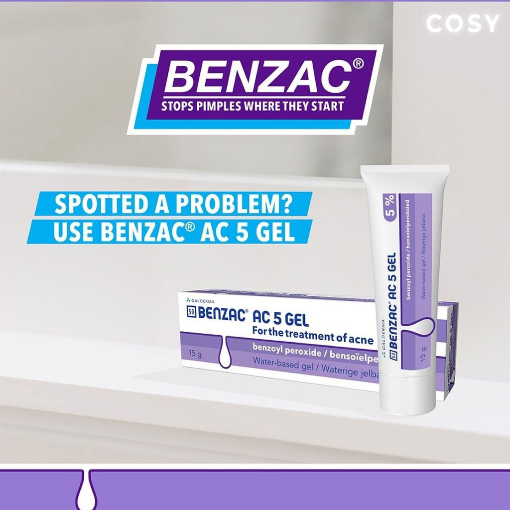 Kem Benzac Ac 5 và Kem Acnetin A Tretinoin Thái Lan hỗ trợ làm hết mụn và thâm
