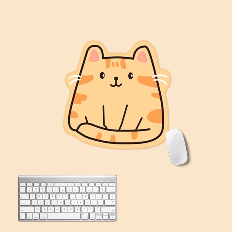 Tấm lót chuột, Bàn di chuột, Mousepad Mèo Gấu Dễ thương cute Size: 70x25x0.3cm và 25x25x0.3cm