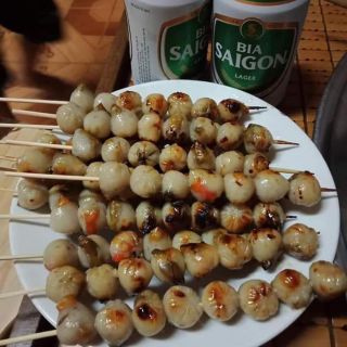 Nem chua cá thác lác campuchia (1xâu/100chiếc)