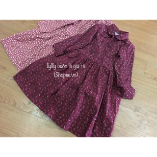 Váy babydoll hoa tiểu thư