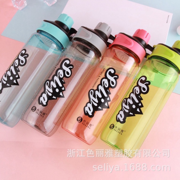 Bình đựng nước, bình nước thể thao SELIYA 760ml mẫu đẹp nhựa an toàn - Energy_sports