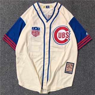 MLB Áo Khoác Bóng Chày Dáng Rộng Kiểu Bóng Chày Kẻ Sọc Phong Cách Harajuku Cá Tính