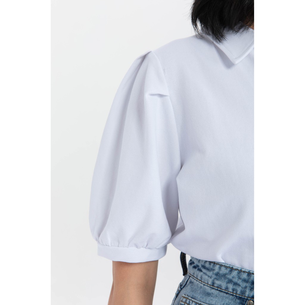 Áo polo dáng croptop nữ IVY moda MS 57B8511