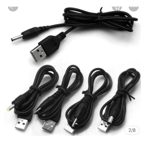 Dây sạc chuyển đổi 2.5 3.5 4.0 5.5mm USB | BigBuy360 - bigbuy360.vn