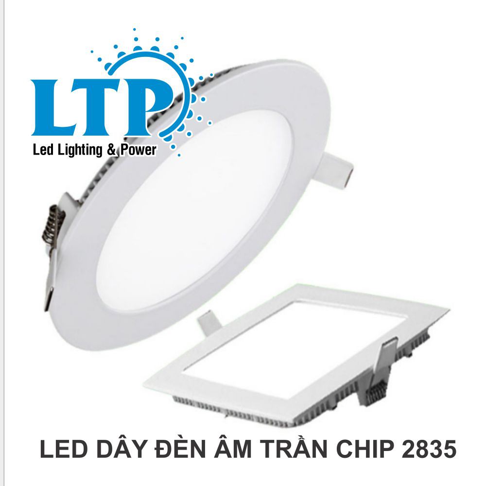 Dây Led Đèn Âm Trần Siêu Mỏng Chip 2835 loại tròn - Ánh Sáng Vàng / Trắng  Bảo Hành 06 Tháng Tại LTP