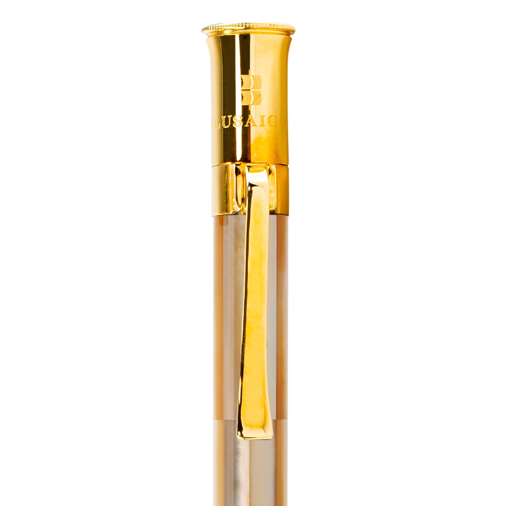 Bút Ký Cao Cấp BLUSAIGON Visionary Ngọc Trai Vàng Bắc Úc 003006002 - Khoen Vàng