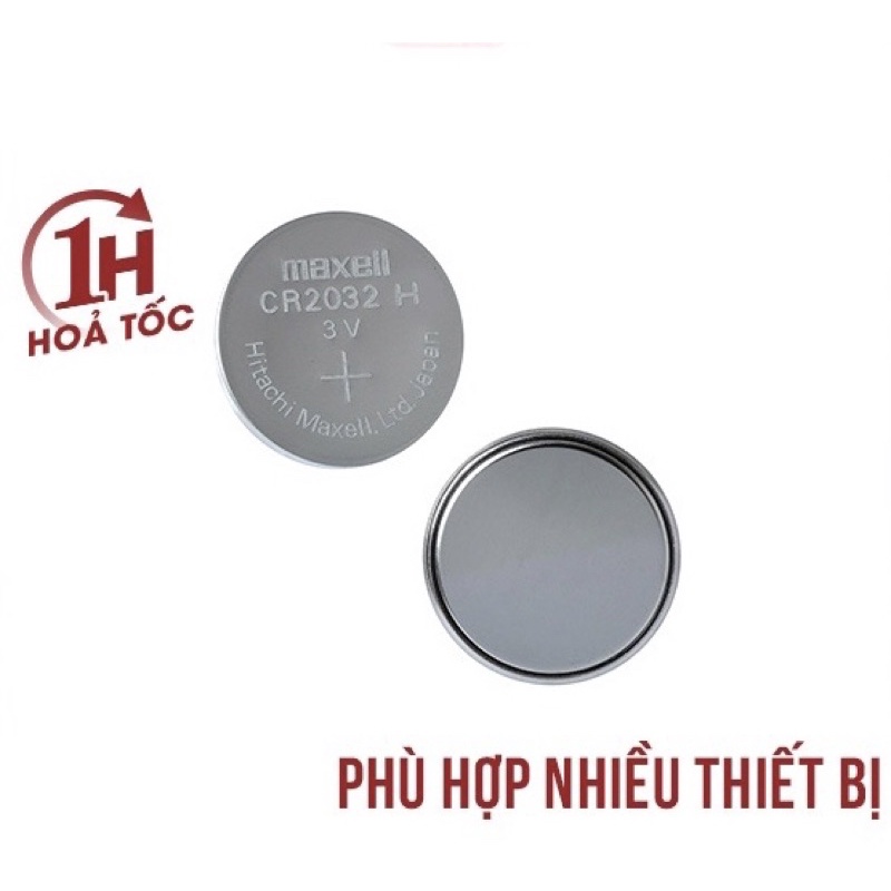 Pin CMOS Maxell CR2032 - 2032 Lithium 3v - Hàng Chính Hãng