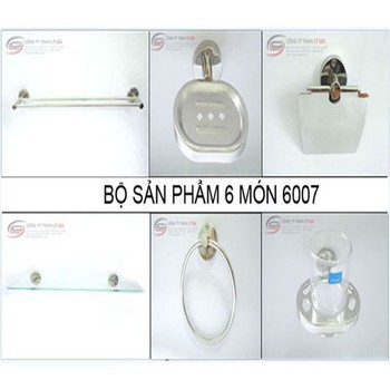 Bộ Phụ Kiện 6 Món Phòng Tắm Inox 304 Chính Hãng