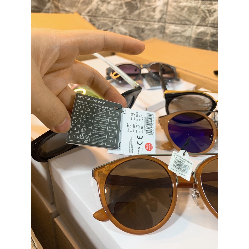 Kính mắt SINSAY xuất âu chống UV 100%