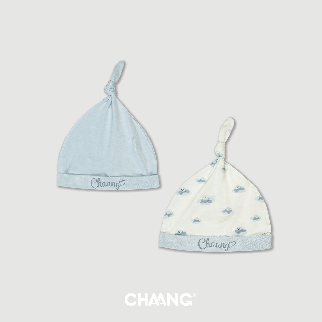 [CHAANG] Sét 2 mũ che thóp hãng Chaang, BST Chaang Summer 2021, phụ kiện sơ sinh Chaang cotton an toàn cho bé