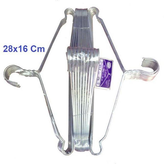 10 móc nhôm phơi quần áo cho bé