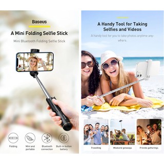 Gậy selfie Bluetooth dạng xếp Baseus Mini Bluetooth WS-19001