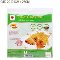 Giấy thấm dầu vệ sinh nhà bếp 20 cái/ túi