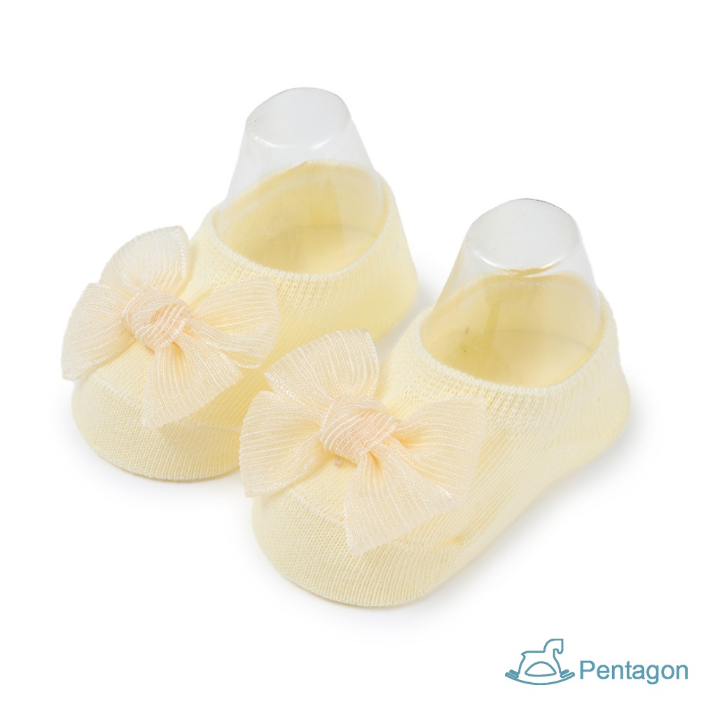 Set 2 Đôi Tất Thuyền Mềm Mại Màu Trơn Chống Trượt Thời Trang Xuân Hè Cho Bé Gái 0-3 Tuổi