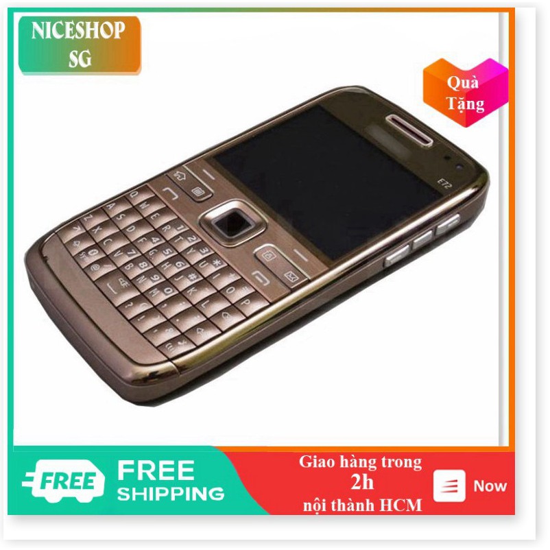 Điện thoại Nokia E72 hàng đẹp độc hiếm hỗ trợ 3g wifi pin 1500mah màn hình sắc nét - DT0108