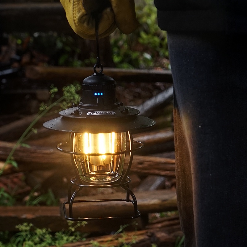 Đèn bão, đèn led camping cắm trại kết hợp trang trí 3 chế độ sáng.
