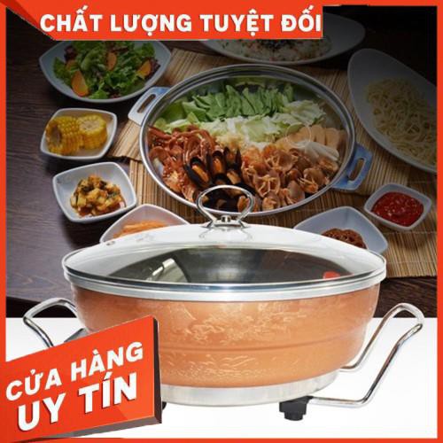 [XẢ KHO+FREE SHIP] Nồi Lẩu Đa Năng Cao Cấp - Nồi Lẩu Nướng Đa Năng