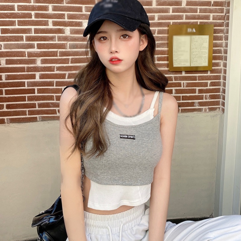 Áo Hai Dây Màu Sắc Tương Phản | BigBuy360 - bigbuy360.vn