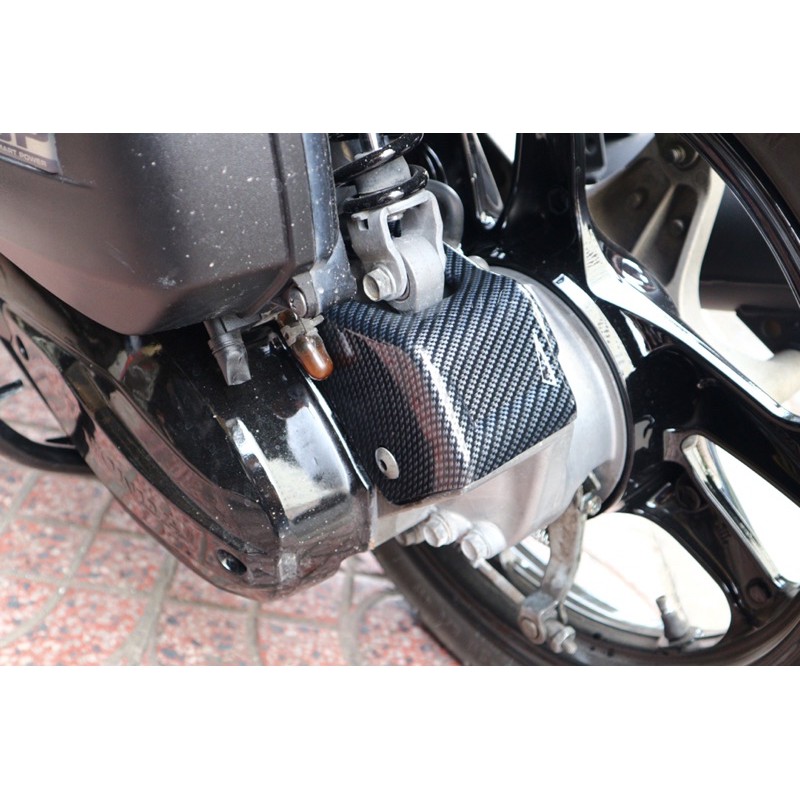 Chụp cóc phuộc sau Vario 150  sơn carbon - đồ choi xe vario 150