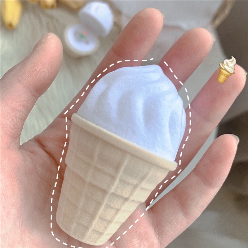 Hộp Đựng Trang Sức Hình Cây Kem Dễ Thương Sáng Tạo