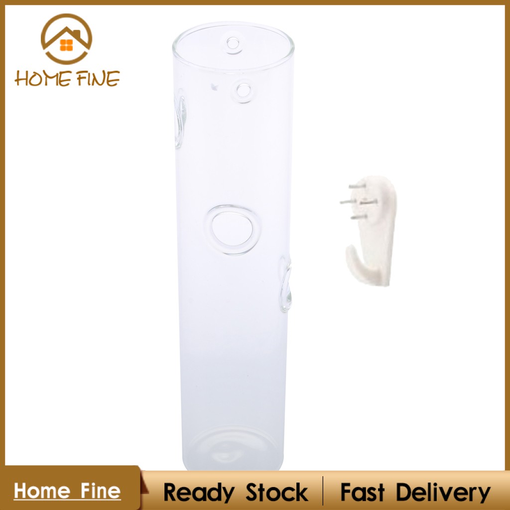 Chậu Hoa Thủy Tinh Hình Vuông 25cm Treo Trang Trí Nhà Cửa