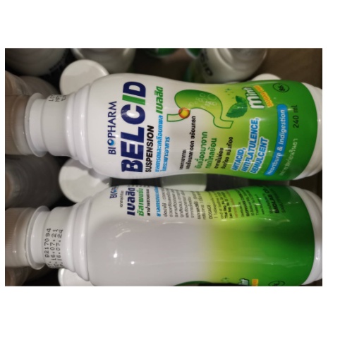 Chai siro trào ngược dạ dày, bao tử BELCID SUSPENSION Thái Lan 240ml