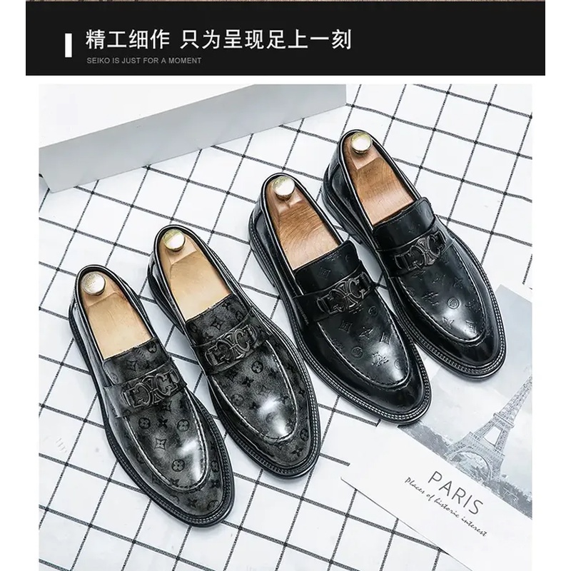 Giày Lười Da Bóng Thời Trang Dành Cho Nam
