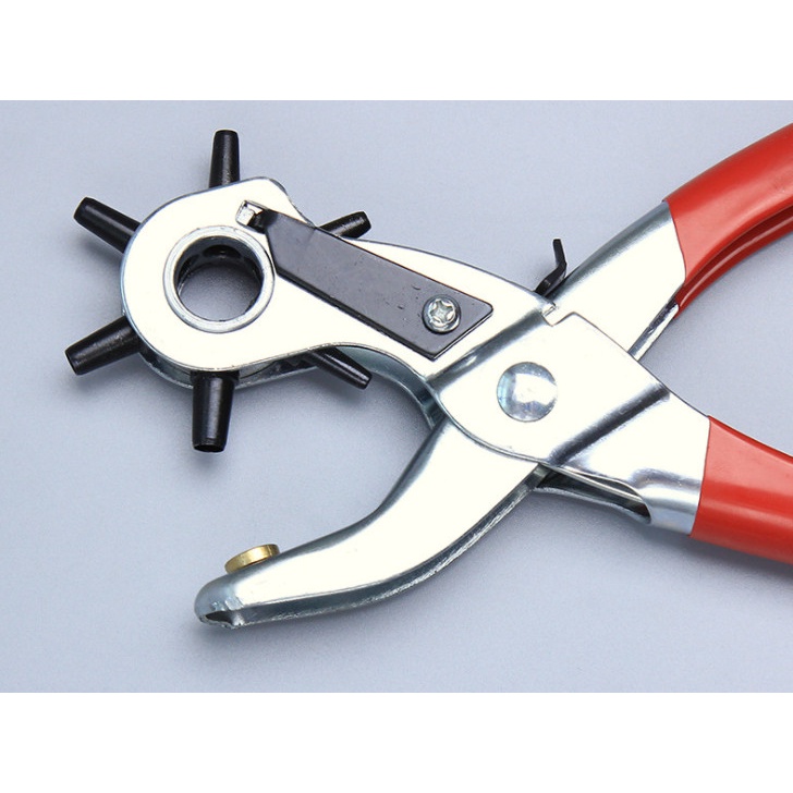 [HANG LOẠI 1 ] Kềm Bấm Lỗ Thắt Lưng, Dây Nịt,  Kìm đục Lỗ Dây Đồng Hồ  Thiết Kế Thông Minh Với 6 Đầu Bấm